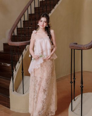 Chân váy phối ren Mina Skirt